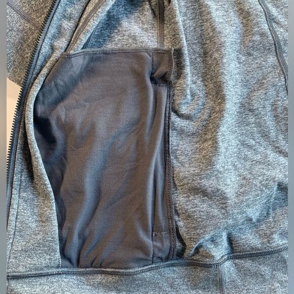 Lululemon In Stride Jacket Heathered Slate Womans 6 - Picture 9 of 11